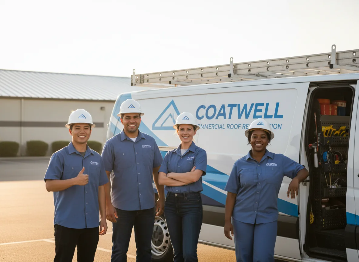 Commercial roof coating company in Nora, IL